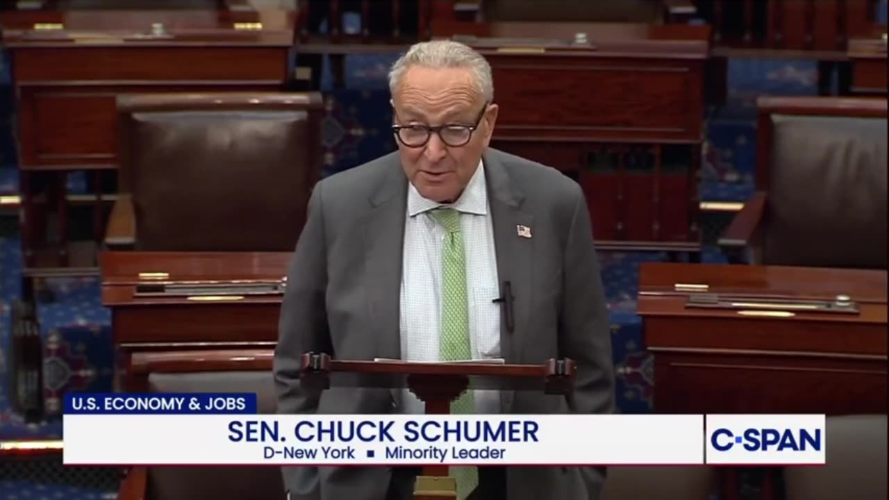 D-Sen Schumer Dismisses Trumps Voter Mandate as Nonsense
