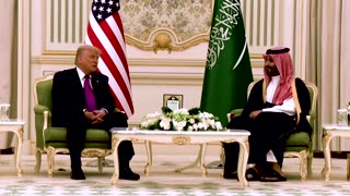 REFILE: Trump praises Saudi's bin Salman, hails ties at Riyadh meeting