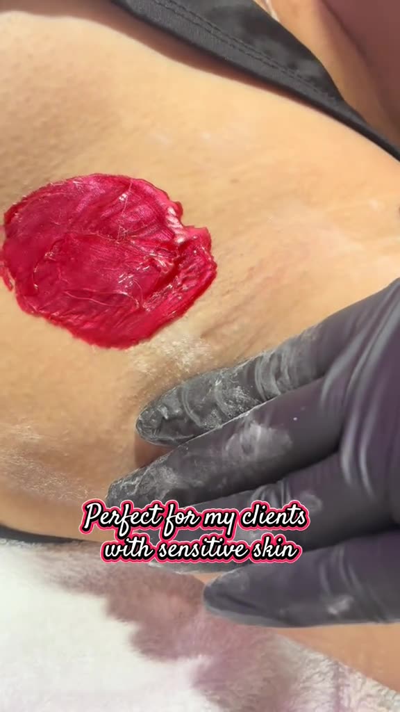 Underarm Waxing in California | Sexy Smooth Cherry Desire Hard Wax Tutorial by @melli.la.esthi