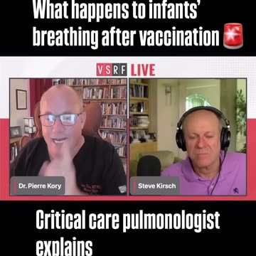 Dr. Pierre Kory – Apnea Events Before & After Vaccines – Shocking Results Indicate Jabs Cause SIDS