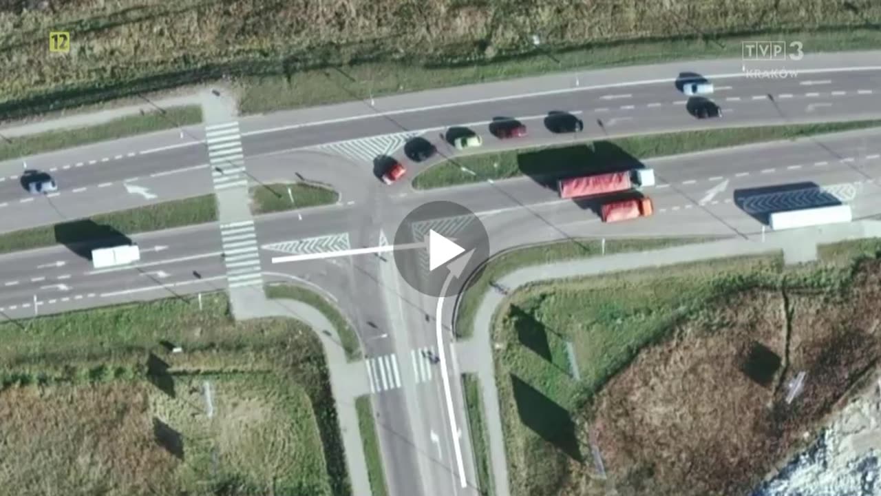 Jedź bezpiecznie 981 - pas zbiegowy