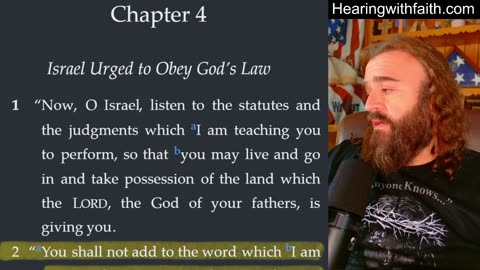 Deuteronomy 4: Obeying God's Eternal Covenant – Moses' Urgent Call to Faithfulness