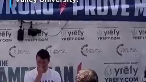 Must Watch: Charlie Kirk shot: Eyewitness video captures moment during debate on