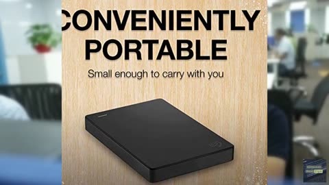 Seagate Portable 2TB External Hard Drive HDD — USB 3.0 for PC, Mac, PlayStation,