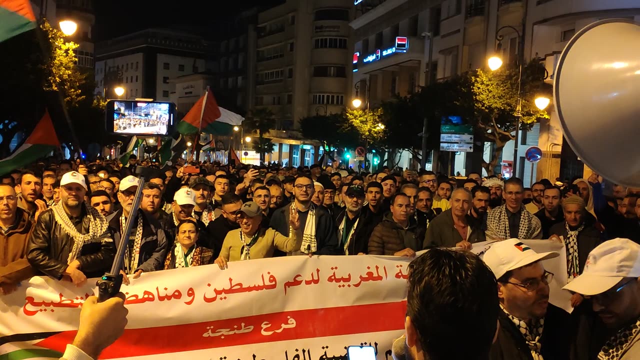 إحياء الذكرى 49 ليوم الأرض الفلسطيني 29 03 2025 طنجة العالية تلبي نداء النصرة في يوم الأرض