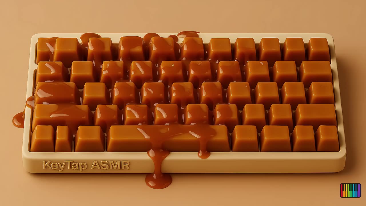 【ASMR】10+ Slimy & Jelly Edibles Keyboard Tapping