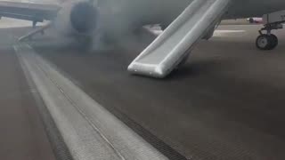 Landing gear of American Airlines plane catches fire at Denver airport, passengers evacuated