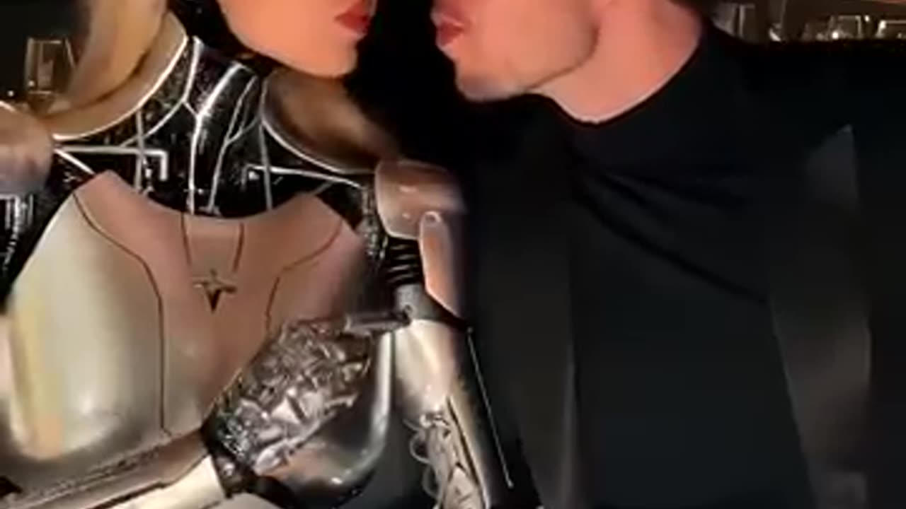 Breaking: Elon Musk Tesla Robot Girlfriend #shorts #tesla #technology #fyp #ai #
