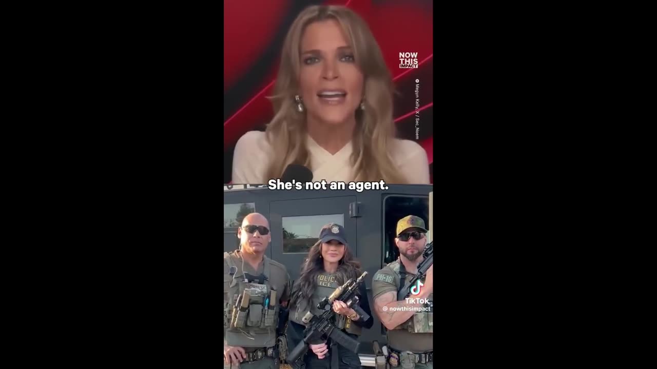 Megyn Kelly slams Kristie Noem for ICE agent "cosplaying".
