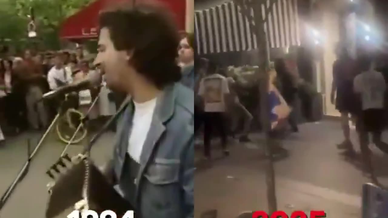 Fête de la Musique in Paris in 1994 vs. 2025. France is no longer France.