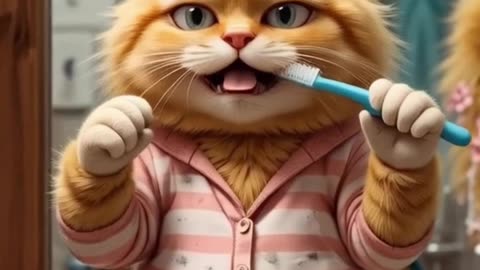 Cartoon Cat’s School Day Adventure | Adorable 3D Animated Short