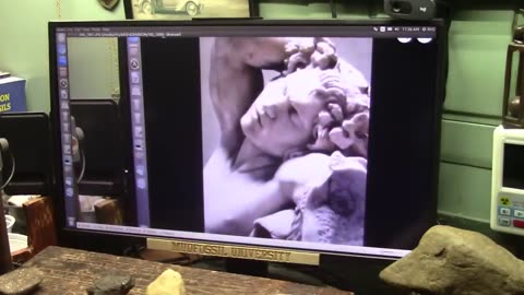 Ancient Statues are Now Crumbling Exposing Bone and Tendon and Blood Mudfossil University