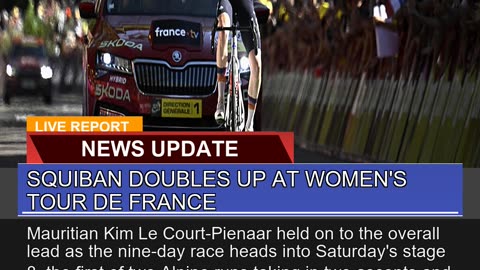 Squiban Doubles up at Womens Tour De France