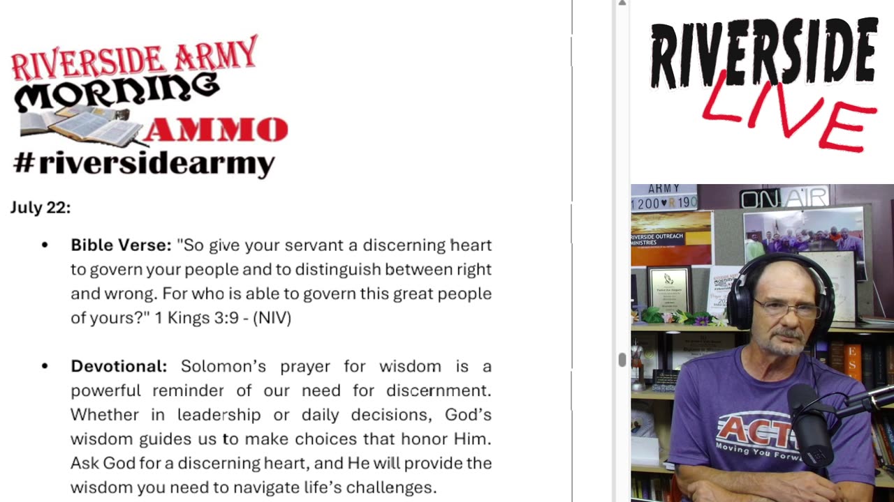 Riverside Morning Ammo Daily Devotional 7.22.25