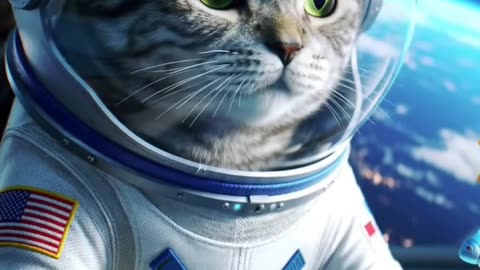 Astronaut Cat