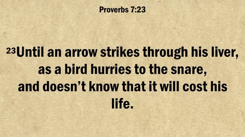 Proverbs 7