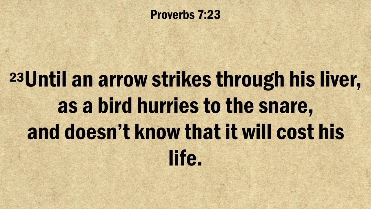 Proverbs 7