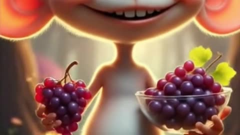 eats grapes