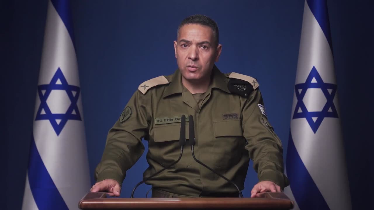 #Breaking #News #Iran #Israel A statement from IDF Spokesperson BG Effie Defrin