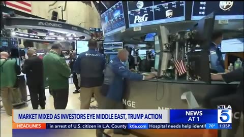 Markets mixed as investors await Trump's decision on Iran