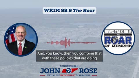 Rep. Rose Says OB3 is the Right Formula for Economic Growth