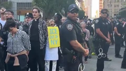 WOW! MASS ARRESTS of City & State Officials for interfering & blocking ICE vehicles in NYC