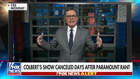 Jesse Watters - BREAKING： CBS CANCELS The LATE SHOW w⧸ Stephen Colbert