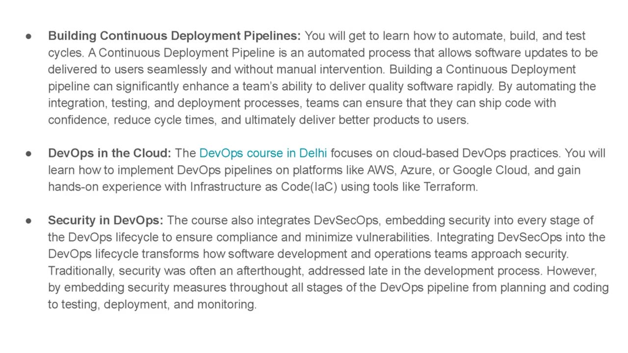 The Complete DevOps Bootcamp: Tools, Pipelines, and Best Practices