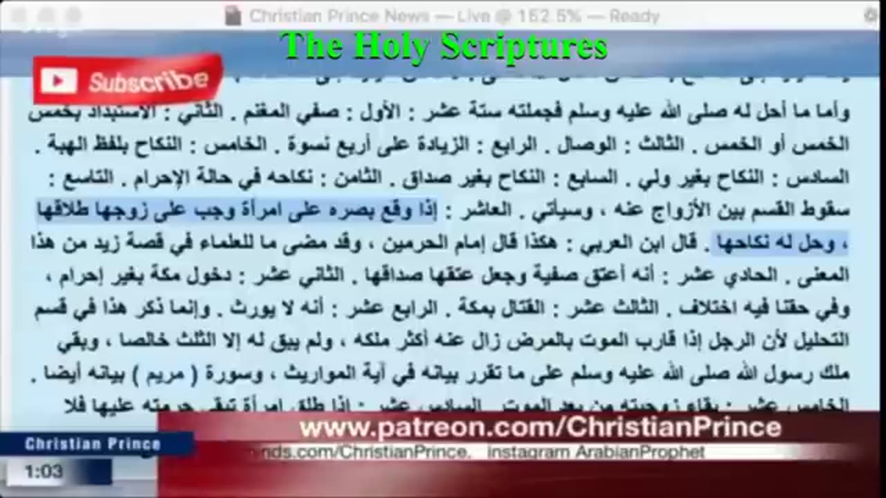 Christian prince Islam forbid you from going for peace