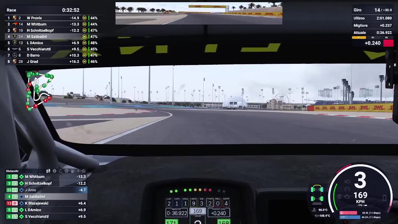 SimRacing - Le Mans Ultimate - Bahrain Gold SR - TOP SPLIT