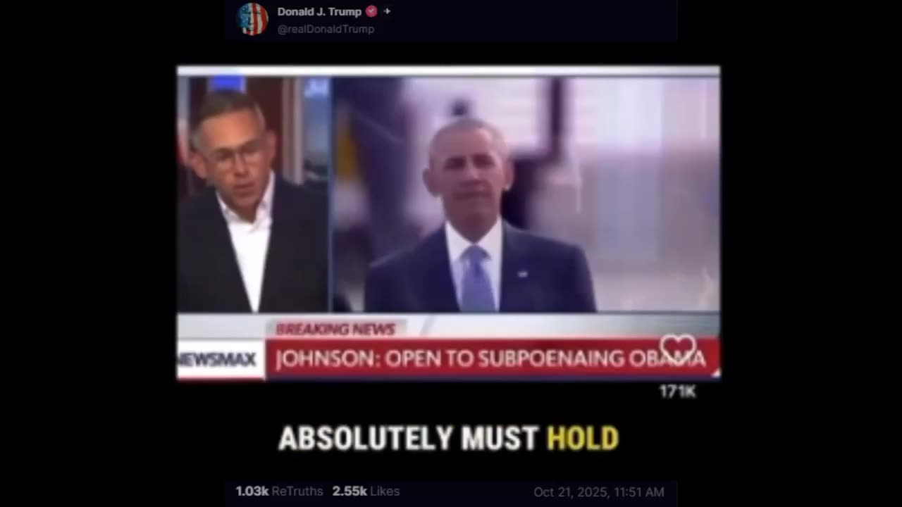 President Trump Truth Post today 10/21/2025 at 11:51AM