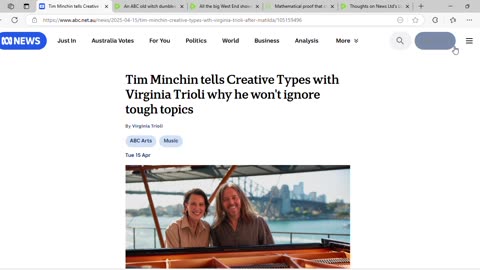 Was Virginia Trioling me in her Tim Minchin profile at the Sydney Opera House?