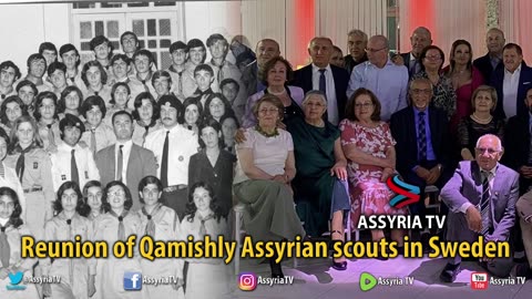 Reunion of Qamishly Assyrian scouts in Sweden