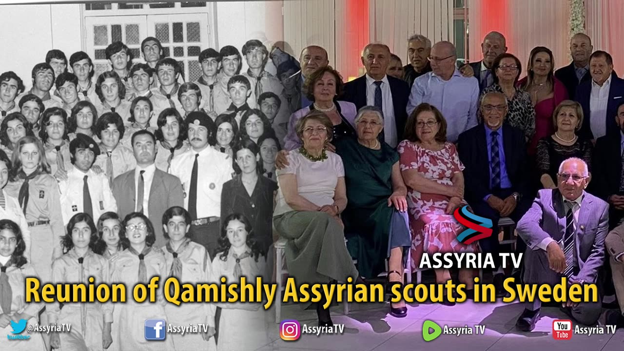Reunion of Qamishly Assyrian scouts in Sweden