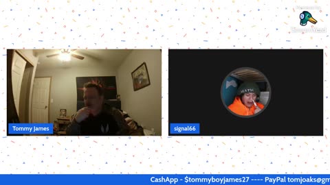 08/15/25 Tommy James VOD: "MORNING POTs n CoffEEs w/wine mommy milk added"