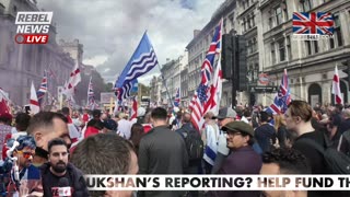🔴 LIVE NOW: Massive ‘Unite the Kingdom’ Rally in London ft. Tommy Robinson | UKrebels.com