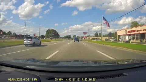 Roundtrip Drive From Levagood Area, Dearborn; To Punjab Indian Cuisine, Livonia, MI, 9/4/25