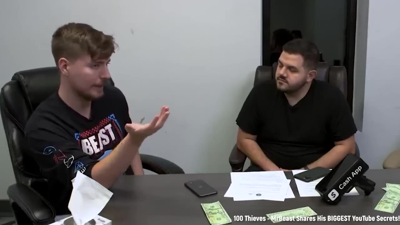 Mr beast being a YouTube genuine.his struggle and don't give up small video
