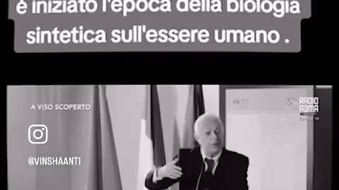 E' iniziata l'Epoca della biologia sintetica sull'essere umano (Prof. Tritto)