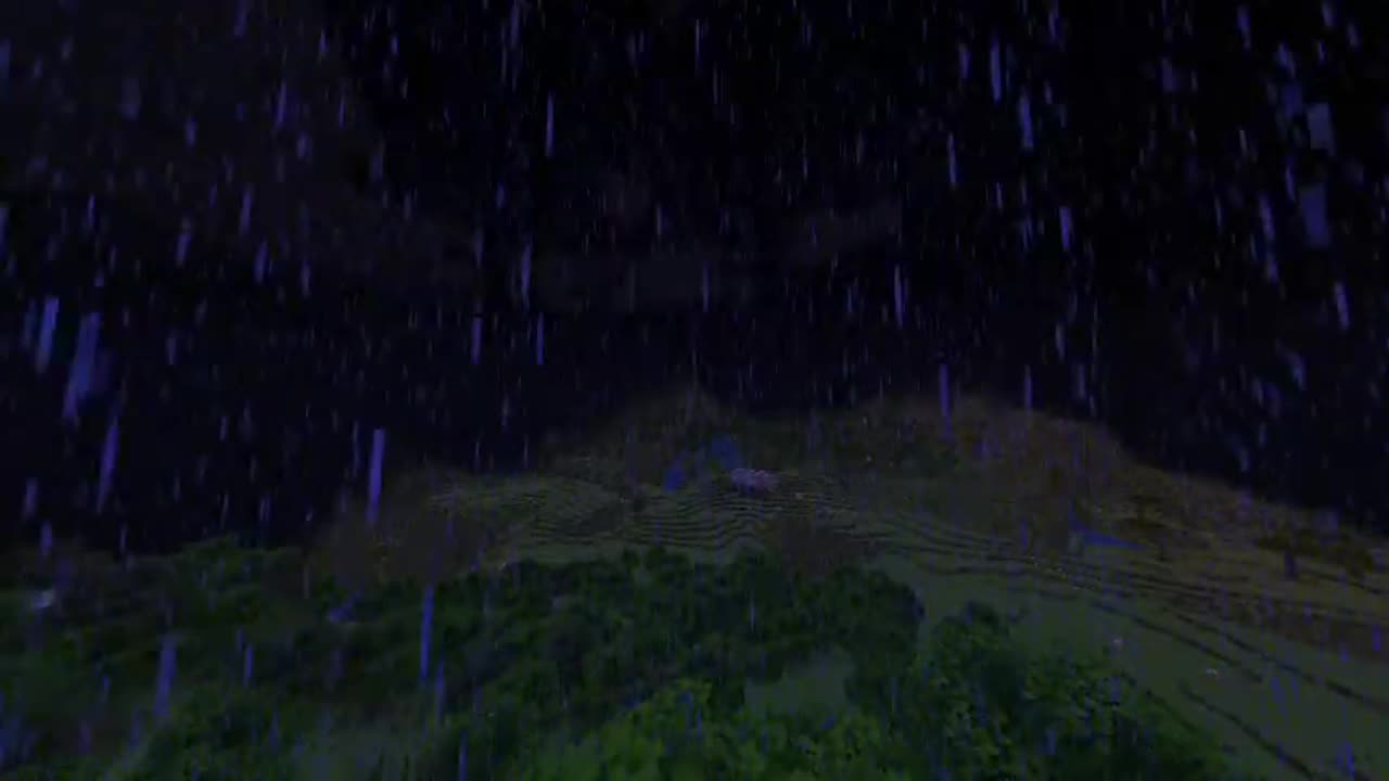 ASMR Rain & Thunder for Deep Sleep just relax minecraft