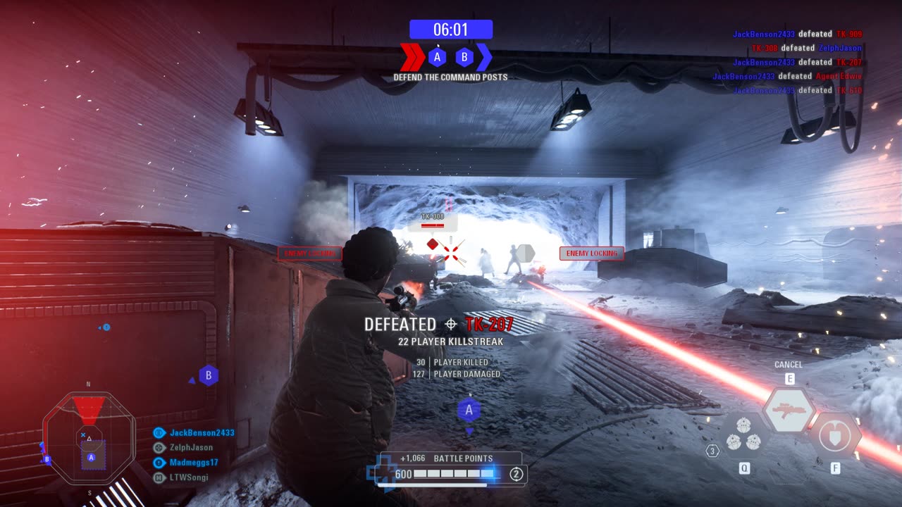 SWBF2 2017: Coop Mission Defending Rebel Alliance Hoth Gameplay
