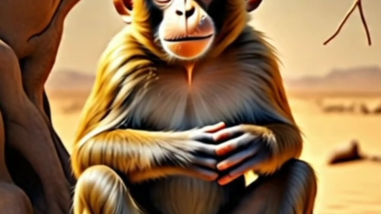 The Story Of A Sad Monkey #ai #aivideo #reels