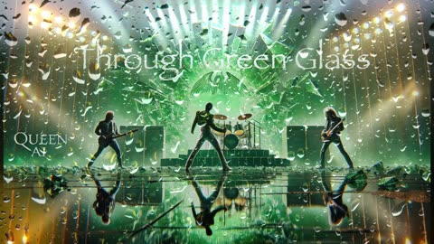 Queen AI -Through green glass