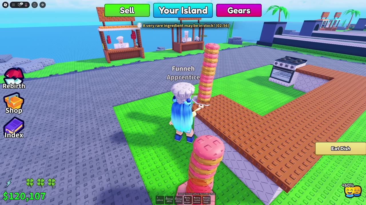 I Made the TALLEST BURGER in Roblox… It Almost Broke the Game!