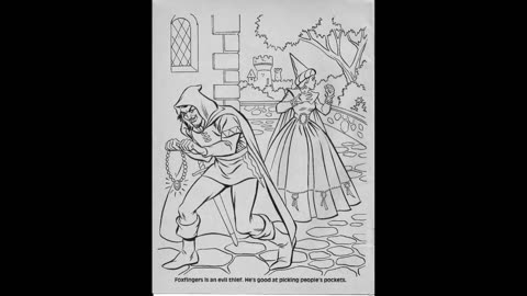 1983 Advanced Dungeons & Dragons Characters Coloring Book No Sound, Historical Reference