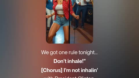Not Inhaling with President Clinton 2