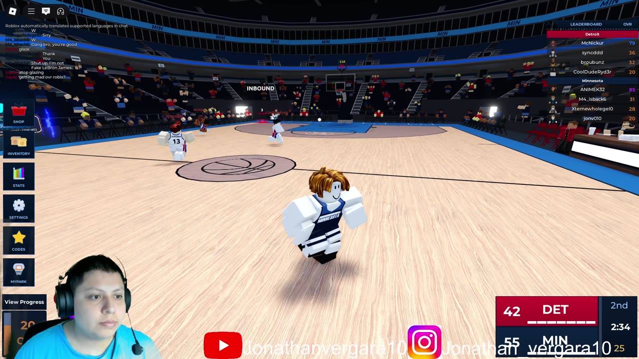 roblox basketball legends gameplay commentary
