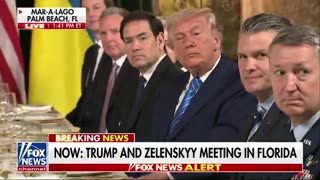 President Trump offers the press LUNCH, "Would you like something to eat?"