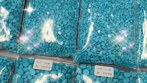 250616-5 Sleeping Beauty Turquoise Cabochons: Geological Poem in Cold Light