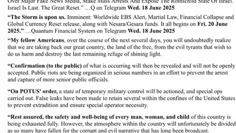 Trump Drops The Hammer 6/22/2025